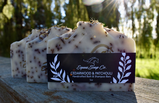 Cedarwood & Patchouli Soap & Shampoo Bar 5 oz.