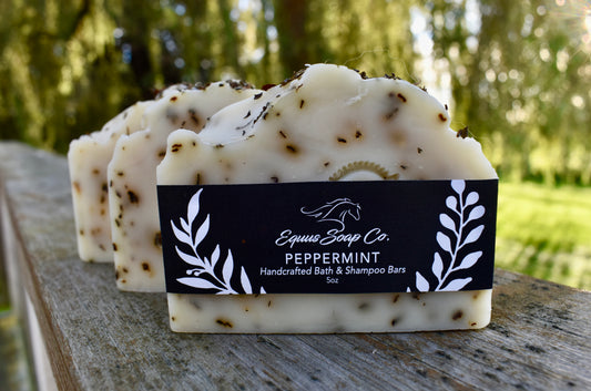 Peppermint Soap & Shampoo Bar 5 oz.