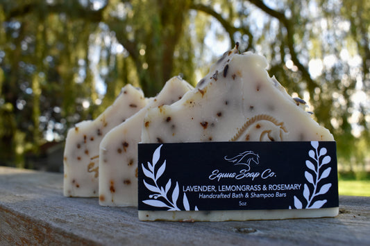 Lavender, Lemongrass & Rosemary Soap & Shampoo Bar 5 oz.