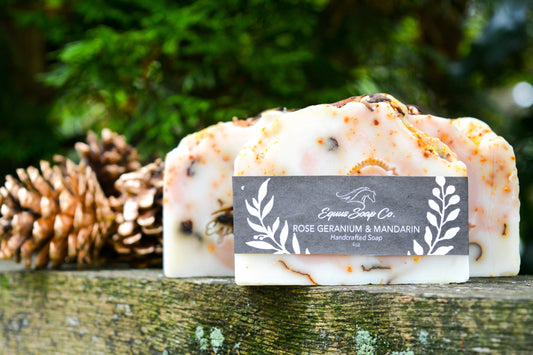 Rose Geranium & Mandarin Soap & Shampoo Bar 5 oz.