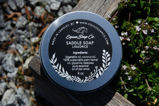 Liquorice Saddle Soap (Step 1)